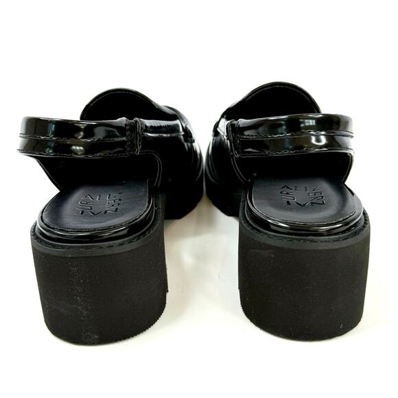 DARRY LUG SOLE SLINGBACK LOAFERS BLACK SIZE 9M NWT AND BOX - Picture 7 of 9